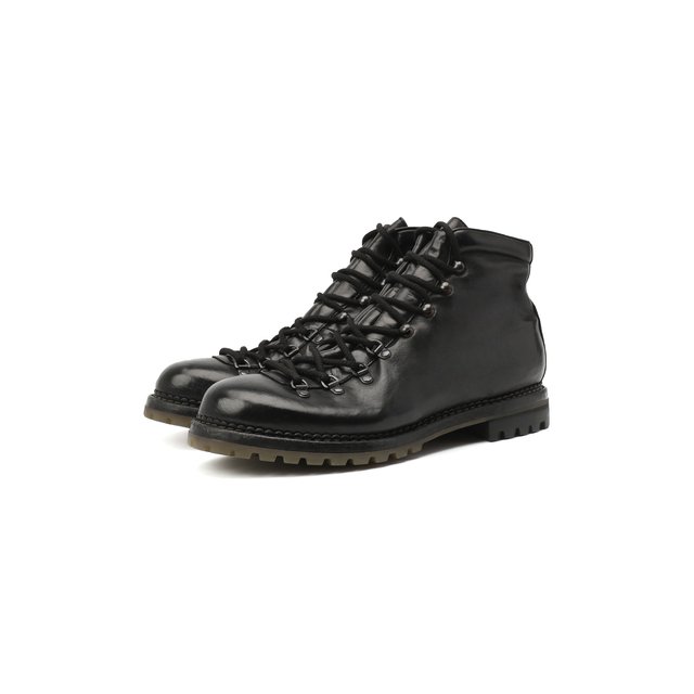 Кожаные ботинки Premiata 339P/CHETTA BRASS, цвет чёрный, размер 43 339P/CHETTA BRASS - фото 1