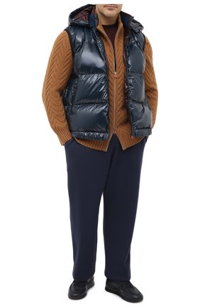 Мужской шерстяные брюки CANALI синего цвета по цене 48700 руб., арт. C0759B/MK00982 | Фото 2 Мужской шерстяные брюки CANALI синего цвета, арт. C0759B/MK00982 | Фото 2