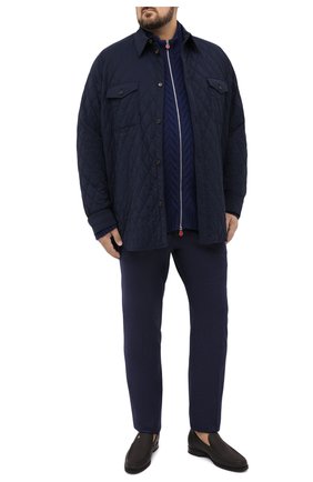 Мужская утепленная куртка BRIONI темно-синего цвета по цене 264500 руб., арт. SGND0L/09A20 | Фото 2 Мужская утепленная куртка BRIONI темно-синего цвета, арт. SGND0L/09A20 | Фото 2 (Материал подклада: Синтетический материал; Материал внешний: Шерсть; Рукава: Длинные; Мужское Кросс-КТ: Верхняя одежда, шерсть и кашемир, утепленные куртки; Big sizes: Big Sizes; Стили: Кэжуэл; Кросс-КТ: Куртка; Длина (верхняя одежда): До середины бедра)