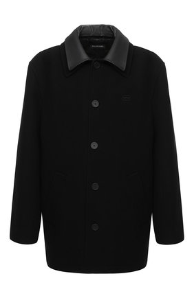 Мужской пальто из шерсти и кашемира BALENCIAGA черного цвета по цене 237500 руб., арт. 626314/TIU07 | Фото 1 Мужской пальто из шерсти и кашемира BALENCIAGA черного цвета, арт. 626314/TIU07 | Фото 1