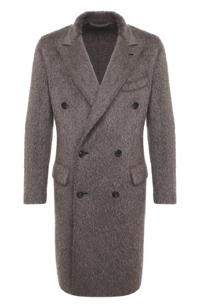 Мужской шерстяное пальто BRIONI серого цвета по цене 595000 руб., арт. R0I50L/09345 | Фото 1 Мужской шерстяное пальто BRIONI серого цвета, арт. R0I50L/09345 | Фото 1