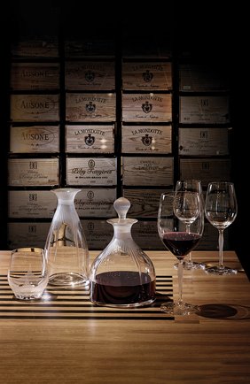 Набор из 6-ти стаканов для виски 100 points LALIQUE прозрачного цвета, арт. 10332900 | Фото 2 (Интерьер_коллекция: 100 Points; Ограничения доставки: fragile-2)