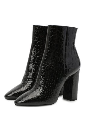 Женские кожаные ботильоны lou SAINT LAURENT черного цвета по цене 82550 руб., арт. 639641/10N00 | Фото 1 Женские кожаные ботильоны lou SAINT LAURENT черного цвета, арт. 639641/10N00 | Фото 1
