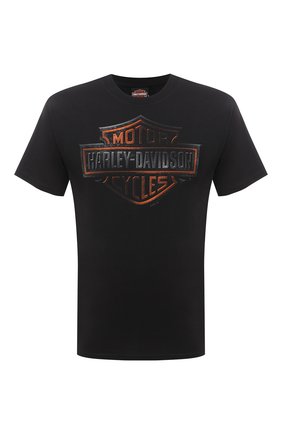 Мужская хлопковая футболка exclusive for moscow HARLEY-DAVIDSON черного цвета по цене 4200 руб., арт. R003662 | Фото 1 Мужская хлопковая футболка exclusive for moscow HARLEY-DAVIDSON черного цвета, арт. R003662 | Фото 1