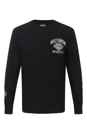 Мужская хлопковый лонгслив exclusive for moscow HARLEY-DAVIDSON черного цвета по цене 4650 руб., арт. R003709 | Фото 1 Мужская хлопковый лонгслив exclusive for moscow HARLEY-DAVIDSON черного цвета, арт. R003709 | Фото 1