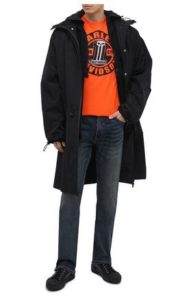 Мужская хлопковый лонгслив exclusive for moscow HARLEY-DAVIDSON оранжевого цвета по цене 5700 руб., арт. R003715 | Фото 2 Мужская хлопковый лонгслив exclusive for moscow HARLEY-DAVIDSON оранжевого цвета, арт. R003715 | Фото 2