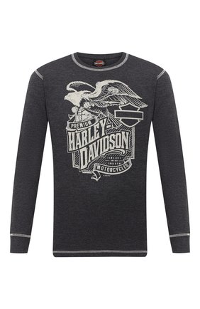 Мужской джемпер exclusive for moscow HARLEY-DAVIDSON серого цвета по цене 6080 руб., арт. R003719 | Фото 1 Мужской джемпер exclusive for moscow HARLEY-DAVIDSON серого цвета, арт. R003719 | Фото 1