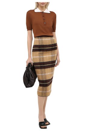 Женское шерстяное поло BURBERRY бежевого цвета по цене 62800 руб., арт. 4566980 | Фото 2 Женское шерстяное поло BURBERRY бежевого цвета, арт. 4566980 | Фото 2