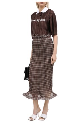 Женская топ BURBERRY бежевого цвета по цене 69400 руб., арт. 4566938 | Фото 2 Женская топ BURBERRY бежевого цвета, арт. 4566938 | Фото 2