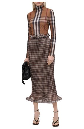 Женская водолазка BURBERRY коричневого цвета по цене 37800 руб., арт. 4566771 | Фото 2 Женская водолазка BURBERRY коричневого цвета, арт. 4566771 | Фото 2