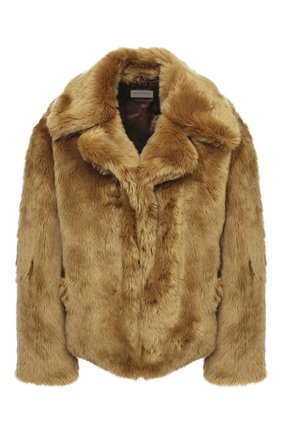 Женская шуба из экомеха DRIES VAN NOTEN бежевого цвета по цене 125500 руб., арт. 202-10528-1302 | Фото 1 Женская шуба из экомеха DRIES VAN NOTEN бежевого цвета, арт. 202-10528-1302 | Фото 1