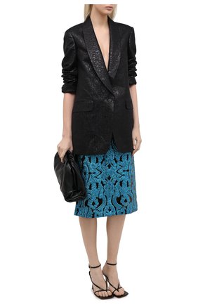 Женский жакет из шерсти и шелка DRIES VAN NOTEN черного цвета по цене 99500 руб., арт. 202-10439-1346 | Фото 2 Женский жакет из шерсти и шелка DRIES VAN NOTEN черного цвета, арт. 202-10439-1346 | Фото 2