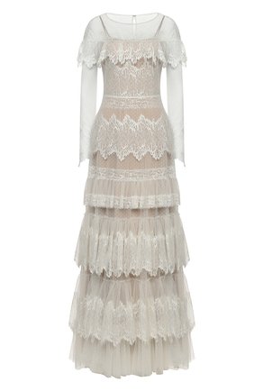 Женское платье ZUHAIR MURAD белого цвета по цене 419500 руб., арт. DRP20038/LMIX007 | Фото 1 Женское платье ZUHAIR MURAD белого цвета, арт. DRP20038/LMIX007 | Фото 1