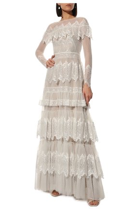 Женское платье ZUHAIR MURAD белого цвета по цене 419500 руб., арт. DRP20038/LMIX007 | Фото 2 Женское платье ZUHAIR MURAD белого цвета, арт. DRP20038/LMIX007 | Фото 2