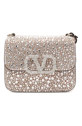 Женская сумка valentino garavani vsling VALENTINO серебряного цвета по цене 331000 руб., арт. UW2B0F01/EKF | Фото 1 Женская сумка valentino garavani vsling VALENTINO серебряного цвета, арт. UW2B0F01/EKF | Фото 1