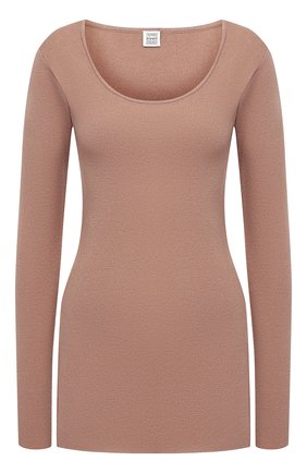 Женский шерстяной пуловер TOTÊME коричневого цвета по цене 36250 руб., арт. M0R0 204-552-756 | Фото 1