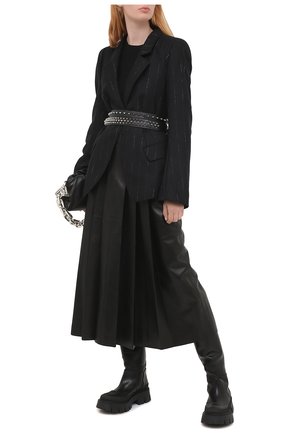 Женский шерстяной пуловер ALEXANDER MCQUEEN черного цвета по цене 71700 руб., арт. 634259/Q1AQL | Фото 2 Женский шерстяной пуловер ALEXANDER MCQUEEN черного цвета, арт. 634259/Q1AQL | Фото 2
