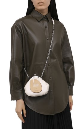 Женская сумка tabi MAISON MARGIELA бежевого цвета по цене 74400 руб., арт. S56WG0114/PS298 | Фото 2 Женская сумка tabi MAISON MARGIELA бежевого цвета, арт. S56WG0114/PS298 | Фото 2