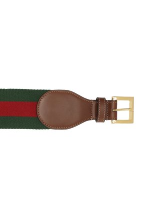 Женский ремень GUCCI зеленого цвета по цене 37700 руб., арт. 625854/1NSAG | Фото 3 Женский ремень GUCCI зеленого цвета, арт. 625854/1NSAG | Фото 3 (Материал: Текстиль)