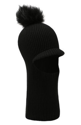 Женская шапка-балаклава INVERNI черного цвета по цене 23650 руб., арт. 4922CM | Фото 1 Женская шапка-балаклава INVERNI черного цвета, арт. 4922CM | Фото 1