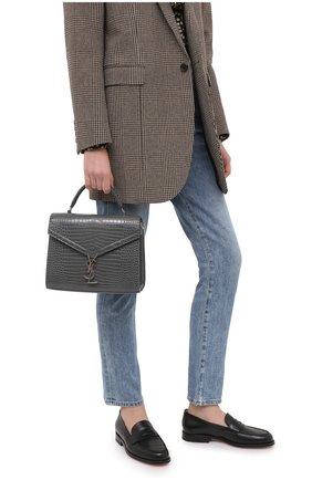 Женская сумка cassandra medium SAINT LAURENT темно-серого цвета по цене 179500 руб., арт. 623931/DND0E | Фото 2 Женская сумка cassandra medium SAINT LAURENT темно-серого цвета, арт. 623931/DND0E | Фото 2