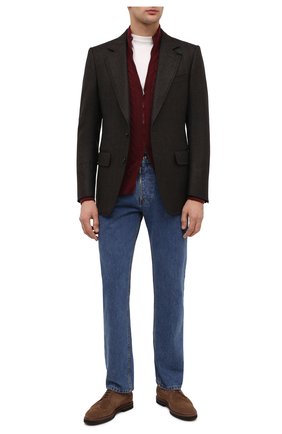 Мужской шерстяной пиджак TOM FORD коричневого цвета по цене 332500 руб., арт. 856R02/1IMU40 | Фото 2 Мужской шерстяной пиджак TOM FORD коричневого цвета, арт. 856R02/1IMU40 | Фото 2