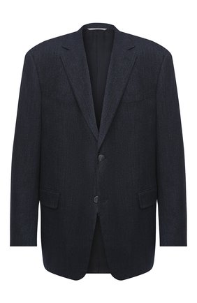 Мужской хлопковый пиджак CANALI темно-синего цвета по цене 121500 руб., арт. 11280/AV02733/60-64 | Фото 1 Мужской хлопковый пиджак CANALI темно-синего цвета, арт. 11280/AV02733/60-64 | Фото 1