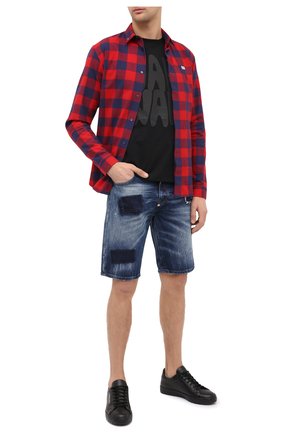 Мужская хлопковая рубашка PHILIPP PLEIN черного цвета по цене 51990 руб., арт. F20C MRP1364 PTE003N | Фото 2 Мужская хлопковая рубашка PHILIPP PLEIN черного цвета, арт. F20C MRP1364 PTE003N | Фото 2