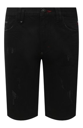 Мужские джинсовые шорты PHILIPP PLEIN черного цвета по цене 41550 руб., арт. F20C MDT2245 PDE004N | Фото 1 Мужские джинсовые шорты PHILIPP PLEIN черного цвета, арт. F20C MDT2245 PDE004N | Фото 1