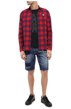 Мужские джинсовые шорты PHILIPP PLEIN синего цвета по цене 41550 руб., арт. F20C MDT2245 PDE004N | Фото 2 Мужские джинсовые шорты PHILIPP PLEIN синего цвета, арт. F20C MDT2245 PDE004N | Фото 2