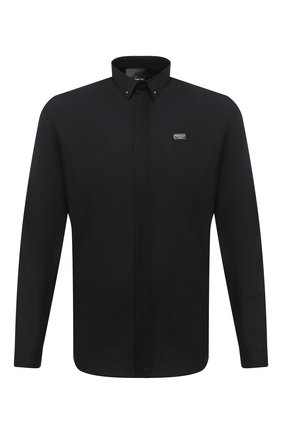 Мужская хлопковая рубашка PHILIPP PLEIN черного цвета по цене 49590 руб., арт. F20C MRP1365 PTE003N | Фото 1 Мужская хлопковая рубашка PHILIPP PLEIN черного цвета, арт. F20C MRP1365 PTE003N | Фото 1