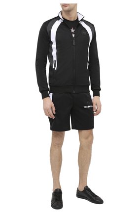 Мужская толстовка PHILIPP PLEIN черно-белого цвета по цене 72870 руб., арт. F20C MJB2007 PJO002N | Фото 2 Мужская толстовка PHILIPP PLEIN черно-белого цвета, арт. F20C MJB2007 PJO002N | Фото 2