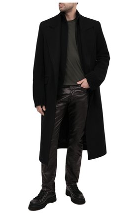 Мужской шерстяной кардиган A-COLD-WALL* черного цвета по цене 44550 руб., арт. ACWMK013E | Фото 2 Мужской шерстяной кардиган A-COLD-WALL* черного цвета, арт. ACWMK013E | Фото 2 (Рукава: Длинные; Материал внешний: Шерсть; Длина (для топов): Стандартные)