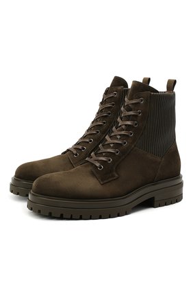 Мужские кожаные ботинки GIANVITO ROSSI хаки цвета по цене 72700 руб., арт. U73550.20CU0.SDXD0D0 | Фото 1 Мужские кожаные ботинки GIANVITO ROSSI хаки цвета, арт. U73550.20CU0.SDXD0D0 | Фото 1
