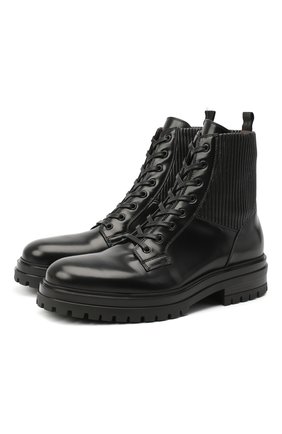 Мужские кожаные ботинки GIANVITO ROSSI черного цвета по цене 78200 руб., арт. U73550.20CU0.SEMNENE | Фото 1 Мужские кожаные ботинки GIANVITO ROSSI черного цвета, арт. U73550.20CU0.SEMNENE | Фото 1
