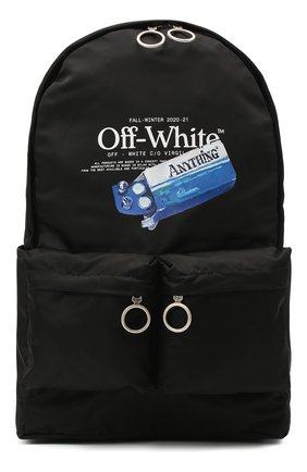 Мужской рюкзак pascal medicine OFF-WHITE черного цвета по цене 51750 руб., арт. 0MNB003F20FAB0021001 | Фото 1 Мужской рюкзак pascal medicine OFF-WHITE черного цвета, арт. 0MNB003F20FAB0021001 | Фото 1