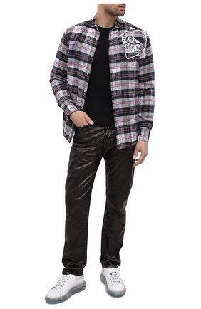 Мужские кожаные кеды ALEXANDER MCQUEEN белого цвета по цене 49200 руб., арт. 625174/WHYBB | Фото 2 Мужские кожаные кеды ALEXANDER MCQUEEN белого цвета, арт. 625174/WHYBB | Фото 2