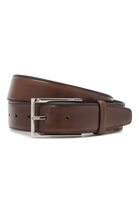 Мужской кожаный ремень BRIONI коричневого цвета по цене 59850 руб., арт. 0BAV0L/P9739 | Фото 1 Мужской кожаный ремень BRIONI коричневого цвета, арт. 0BAV0L/P9739 | Фото 1