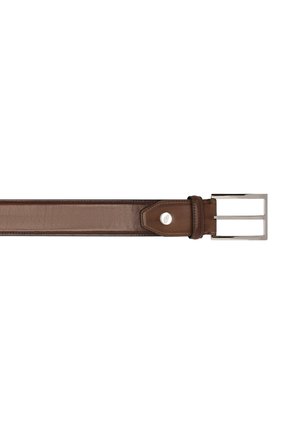 Мужской кожаный ремень BRIONI коричневого цвета по цене 59850 руб., арт. 0BAV0L/P9739 | Фото 3 Мужской кожаный ремень BRIONI коричневого цвета, арт. 0BAV0L/P9739 | Фото 3