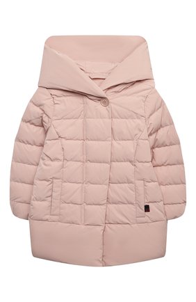 Детского пуховая куртка WOOLRICH розового цвета по цене 26400 руб., арт. CFWK0U0106FR/UT0573/4-6 | Фото 1 Детского пуховая куртка WOOLRICH розового цвета, арт. CFWK0U0106FR/UT0573/4-6 | Фото 1