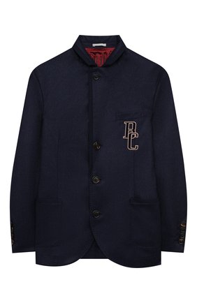 Детский шерстяной костюм BRUNELLO CUCINELLI синего цвета по цене 114500 руб., арт. BE226A108B | Фото 2 Детский шерстяной костюм BRUNELLO CUCINELLI синего цвета, арт. BE226A108B | Фото 2 (Материал внешний: Шерсть; Материал подклада: Купро; Рукава: Длинные; Кросс-КТ: костюм; Ростовка одежда: 10 - 11 лет | 140 - 146см, 8 лет | 128 см)