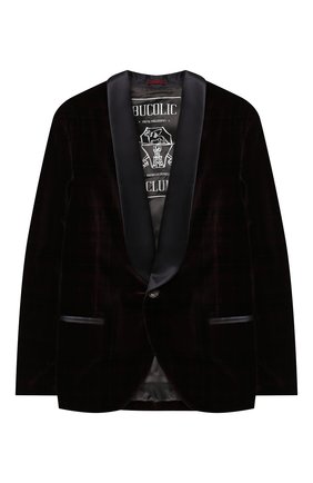 Детский бархатный пиджак BRUNELLO CUCINELLI бордового цвета по цене 153000 руб., арт. BQ401S703C | Фото 1 Детский бархатный пиджак BRUNELLO CUCINELLI бордового цвета, арт. BQ401S703C | Фото 1 (Материал внешний: Хлопок; Материал подклада: Купро; Рукава: Длинные; Кросс-КТ: пиджак; Ростовка одежда: 12 лет | 152 см)