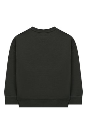 Детский хлопковый свитшот EMPORIO ARMANI хаки цвета по цене 21800 руб., арт. 6H4MM1/4J3BZ | Фото 2 Детский хлопковый свитшот EMPORIO ARMANI хаки цвета, арт. 6H4MM1/4J3BZ | Фото 2 (Рукава: Длинные; Материал внешний: Хлопок; Мальчики Кросс-КТ: Толстовка-одежда, Свитшот-одежда; Региональные ограничения белый список (Axapta Mercury): RU; Ростовка одежда: 10 - 11 лет | 140 - 146см, 13 - 15 лет | 158 см, 16 лет | 164 см, 4 года | 104 см, 5 лет | 110 см, 6 лет | 116 см, 7 лет | 122 см, 8 лет | 128 см)