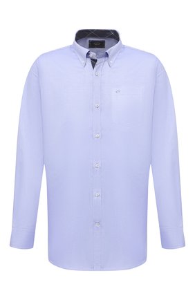 Мужская хлопковая сорочка PAUL&SHARK голубого цвета по цене 17700 руб., арт. I20P3011/C00 | Фото 1 Мужская хлопковая сорочка PAUL&SHARK голубого цвета, арт. I20P3011/C00 | Фото 1