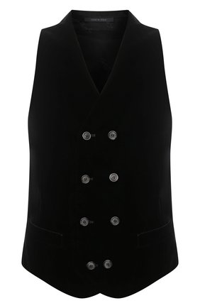 Мужской жилет GIORGIO ARMANI черного цвета по цене 79950 руб., арт. 0WGGK01T/T0025 | Фото 1 Мужской жилет GIORGIO ARMANI черного цвета, арт. 0WGGK01T/T0025 | Фото 1