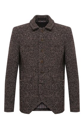 Мужской пиджак из кашемира и шелка GIORGIO ARMANI коричневого цвета по цене 241000 руб., арт. 0WGGG0IC/T026B | Фото 1 Мужской пиджак из кашемира и шелка GIORGIO ARMANI коричневого цвета, арт. 0WGGG0IC/T026B | Фото 1 (Материал внешний: Шерсть; Материал подклада: Синтетический материал; Рукава: Длинные; Длина (для топов): Стандартные; Случай: Повседневный; Пиджаки М: Прямой; 1-2-бортные: Однобортные; Стили: Кэжуэл)