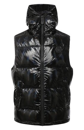 Мужской утепленный жилет PHILIPP PLEIN черного цвета по цене 208590 руб., арт. A20C URC0001 PNY002N | Фото 1 Мужской утепленный жилет PHILIPP PLEIN черного цвета, арт. A20C URC0001 PNY002N | Фото 1