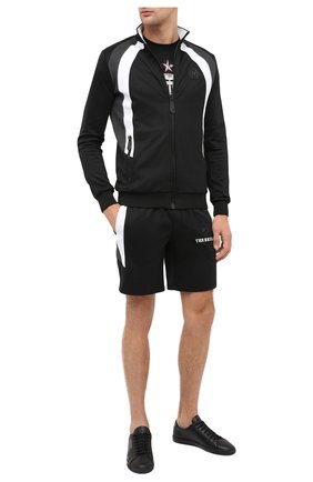 Мужские шорты PHILIPP PLEIN черного цвета по цене 41550 руб., арт. F20C MJT1668 PJO002N | Фото 2 Мужские шорты PHILIPP PLEIN черного цвета, арт. F20C MJT1668 PJO002N | Фото 2