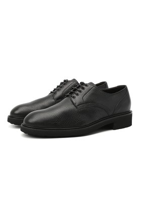 Мужские кожаные дерби ERMENEGILDO ZEGNA черного цвета по цене 81900 руб., арт. A4747X-LHCV0 | Фото 1 Мужские кожаные дерби ERMENEGILDO ZEGNA черного цвета, арт. A4747X-LHCV0 | Фото 1