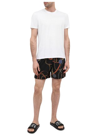 Детского плавки-шорты AMIRI черного цвета по цене 39050 руб., арт. W0M16554PS | Фото 2 Детского плавки-шорты AMIRI черного цвета, арт. W0M16554PS | Фото 2